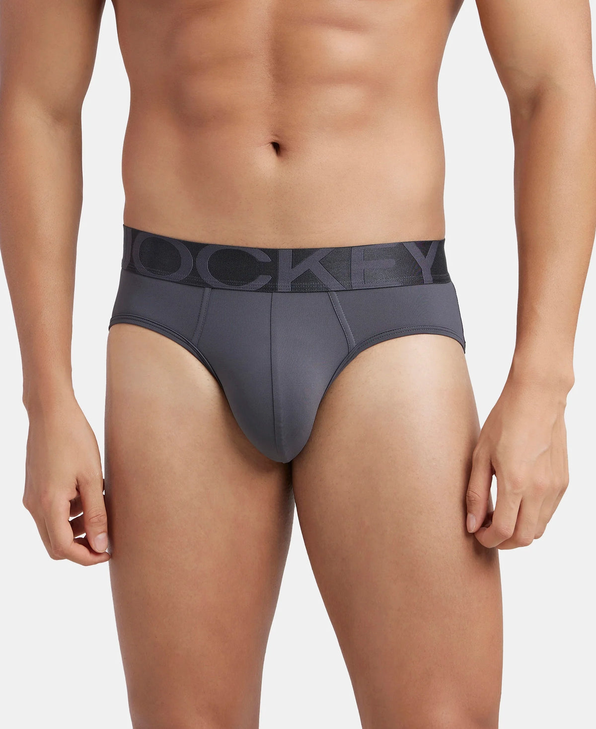 tactel microfiber elastane stretch solid brief with moisture move properties ebony navy pack of 2 ic27