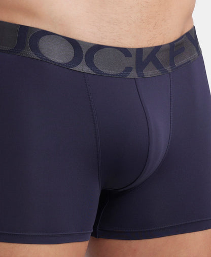 tactel microfiber elastane stretch solid trunk with moisture move properties ebony navy pack of 2 ic28