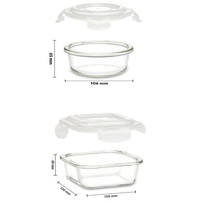 Borosil Prime Universal Glass Lunchbox