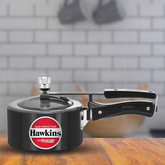 Hawkins Induction Instaa 1.5 Litre Aluminium Pressure Cooker