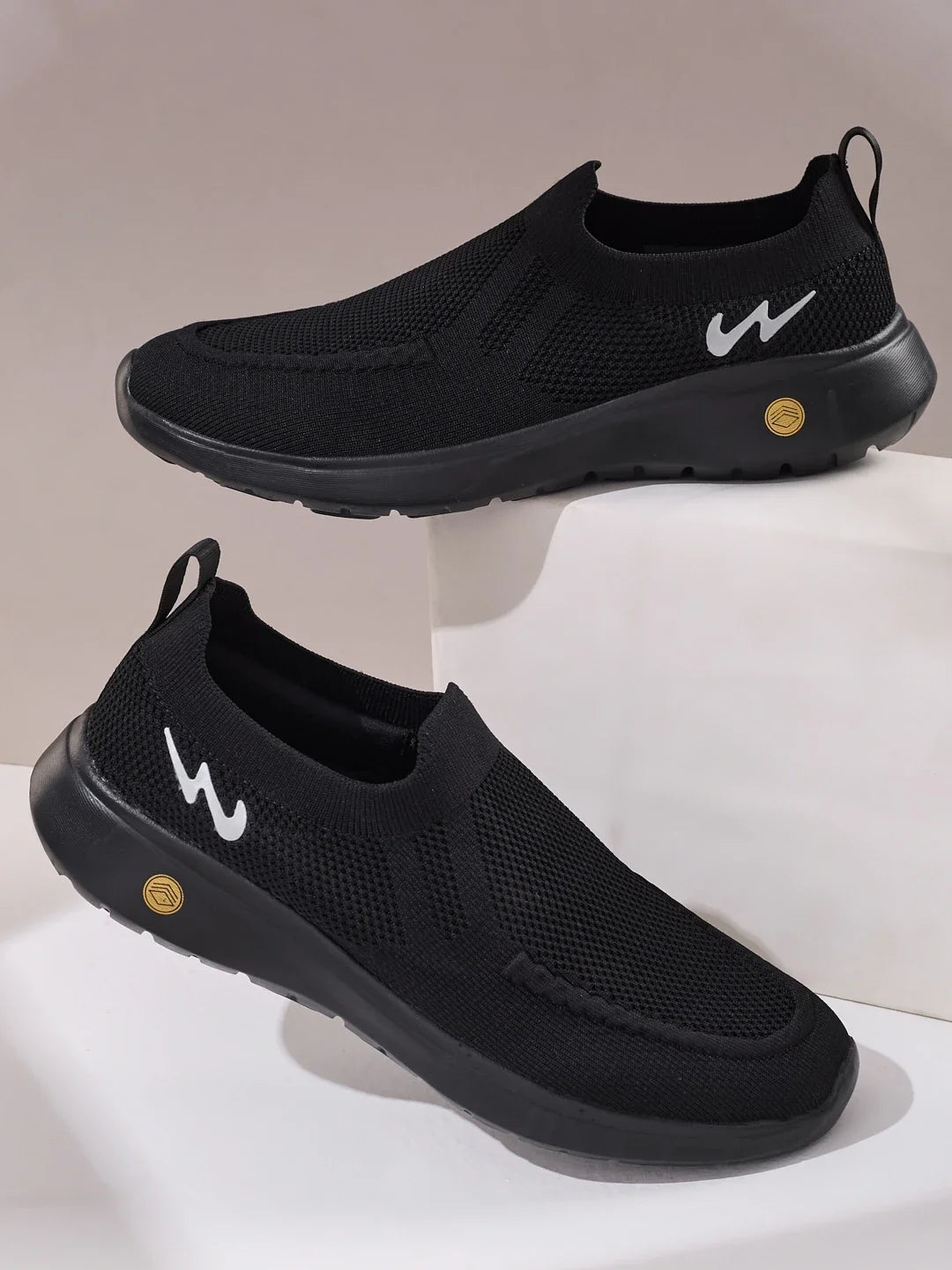 Campus IMAGINE Black Mens Casual Shoes