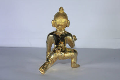 Brass Laddu Gopal Statue Murti Idol 659g - PUSHMYCART