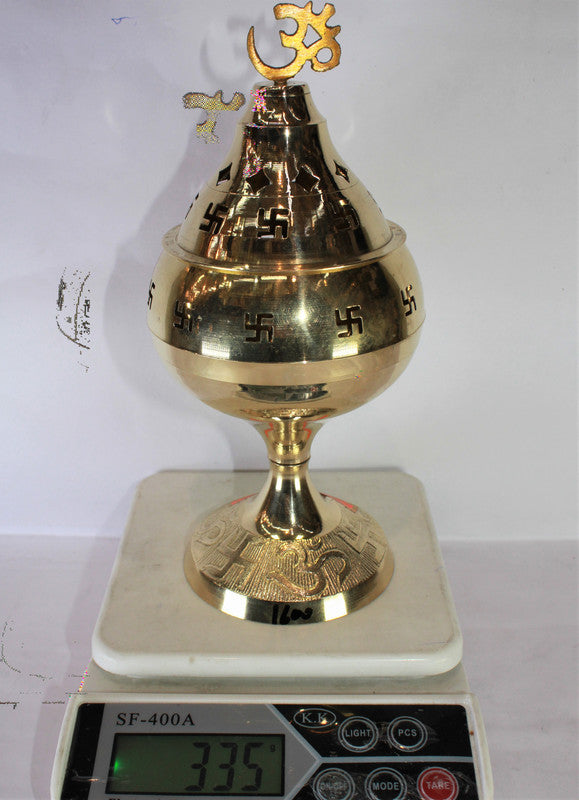 Brass Made Akhand Jyoti Diya 335g - PUSHMYCART