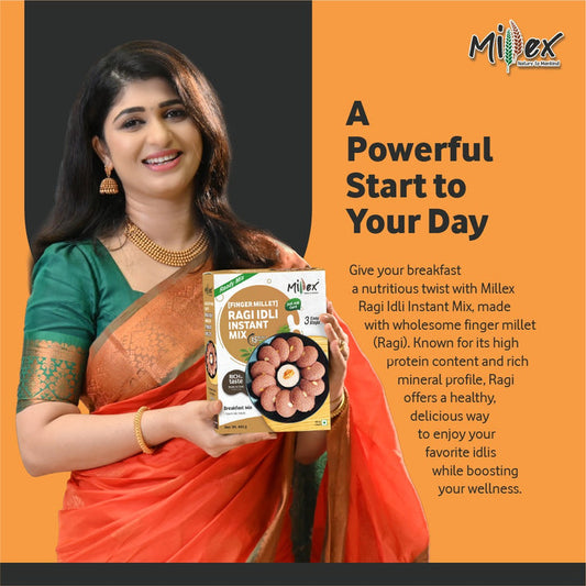 Millex Ragi Idli Instant Mix - PUSHMYCART