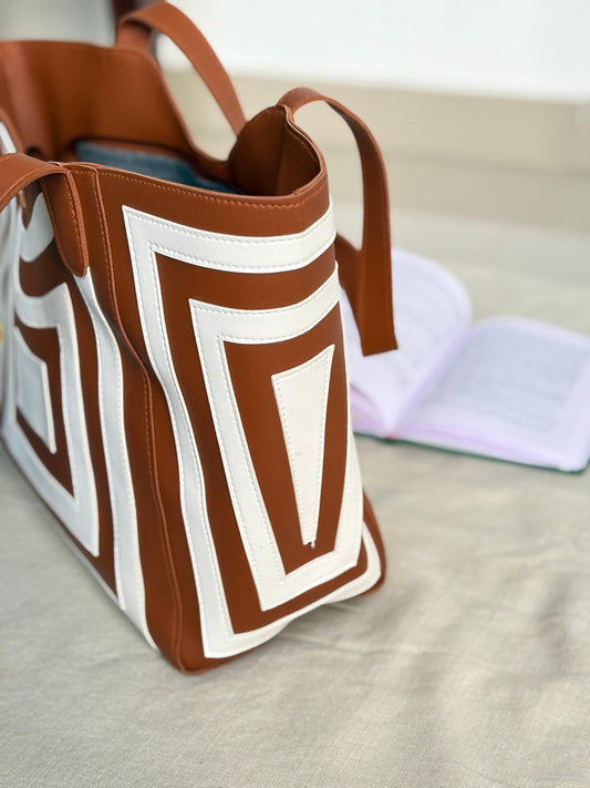 Juttix Urban Maze Tote Bag for Women image