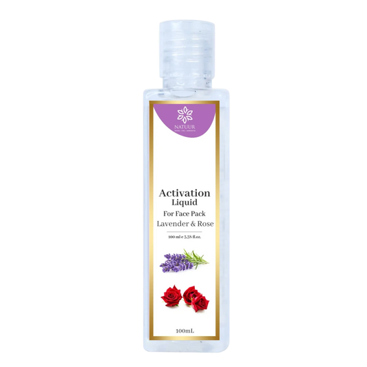 Natuur Activation Liquid for Face Pack Lavender and Rose 100ml