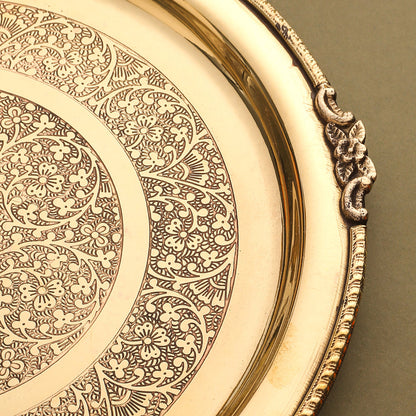 Brass Thali Embose 0.3kg - PUSHMYCART