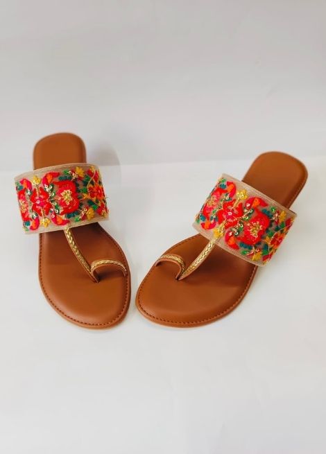 Dhaga Mehfil Block Heel Kolhapuri for Women