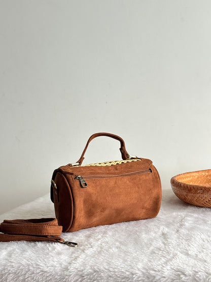 Juttix Rattan Drum Bag for Women image