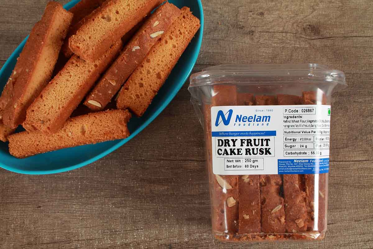 Neelam Foodland Dry Fruit Cake Rusk 