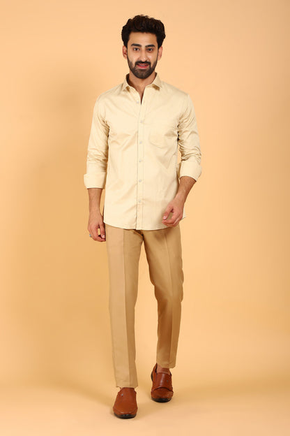 Veshbhoshaa Bluebird Men'S Polycotton Latter Formal Trouser - PUSHMYCART