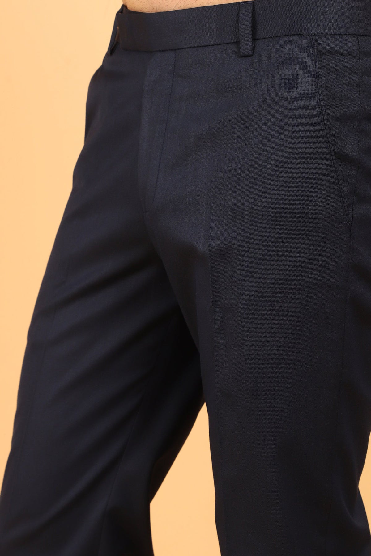 Veshbhoshaa Bluebird Men'S Polycotton Black Trouser - PUSHMYCART