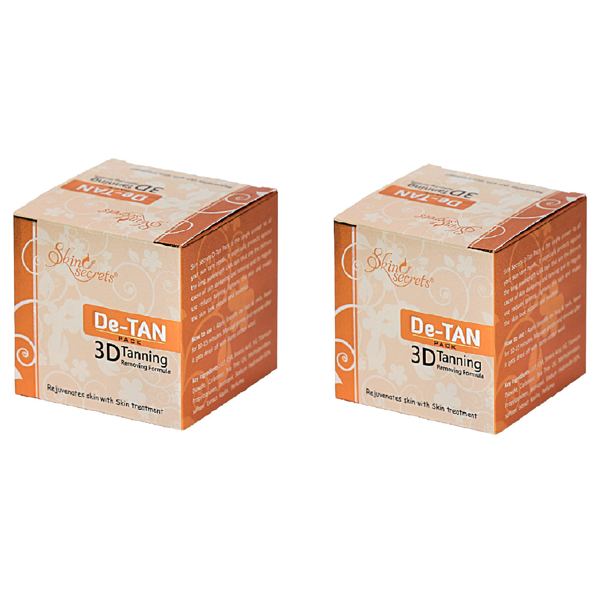 Skin Secrets De-Tan Pack for Instant Tan Removal
