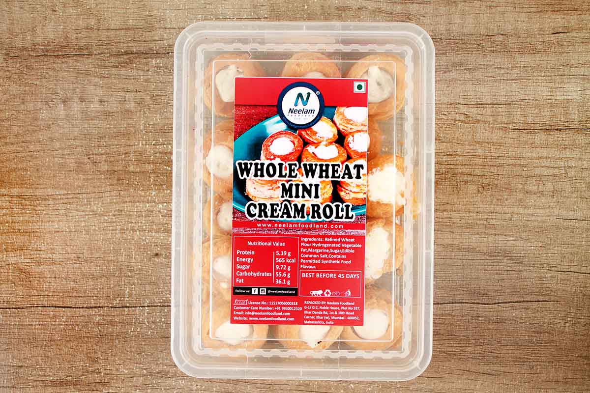 Neelam Foodland Whole Wheat Mini Cream Roll 