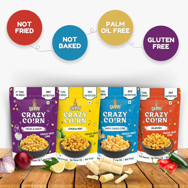Skippi Jalapeno Skippi Crispy Crazy Corn - PUSHMYCART
