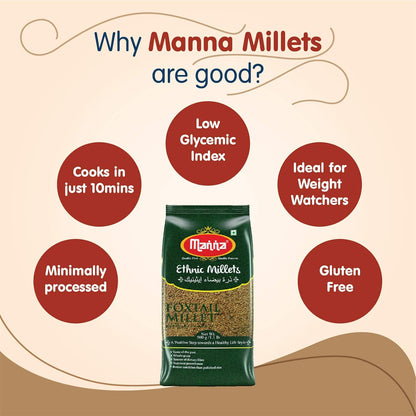 Manna Foods Millets Combo (Pack of 4)
