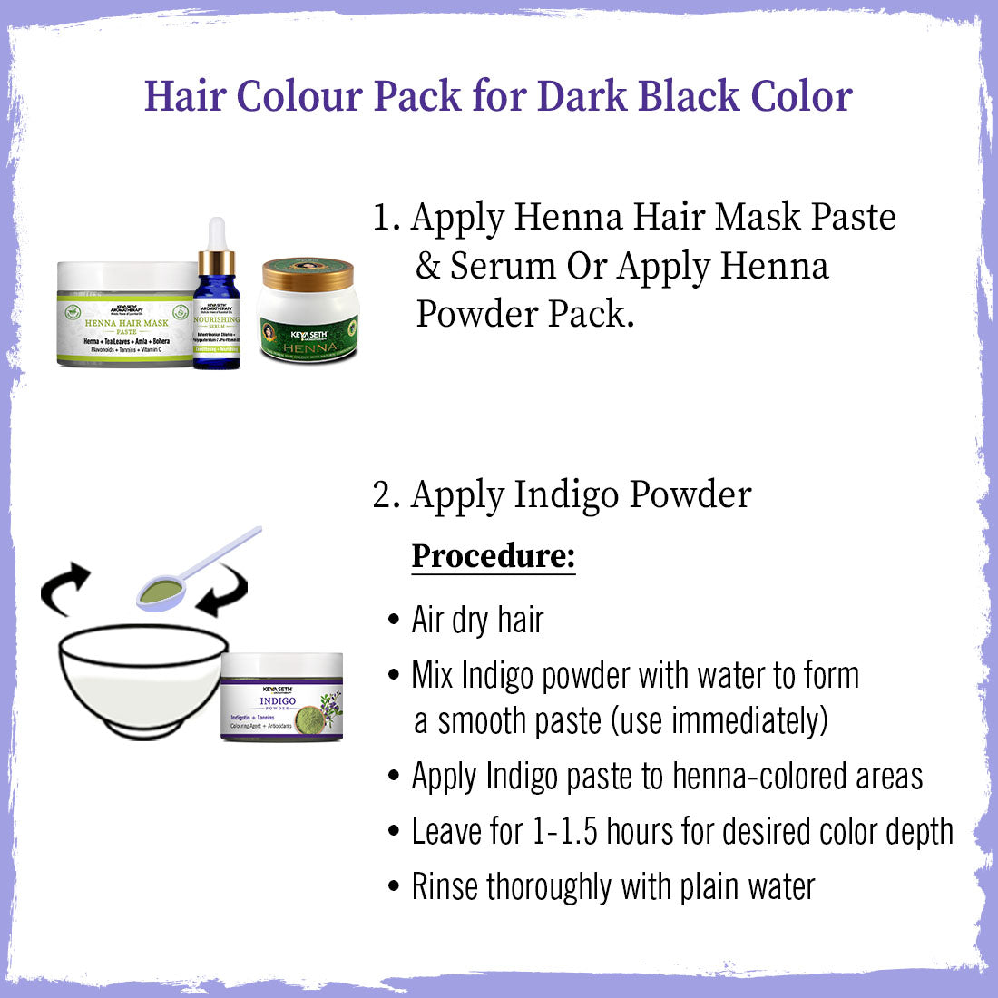 Keya Seth Aromatherapy Indigo Powder Hair Pack 