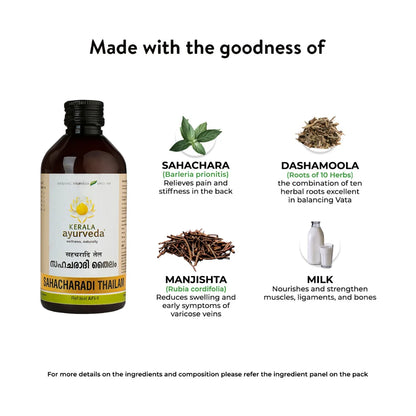 Kerala Ayurveda Sahacharadi Thailam Oil - PUSHMYCART