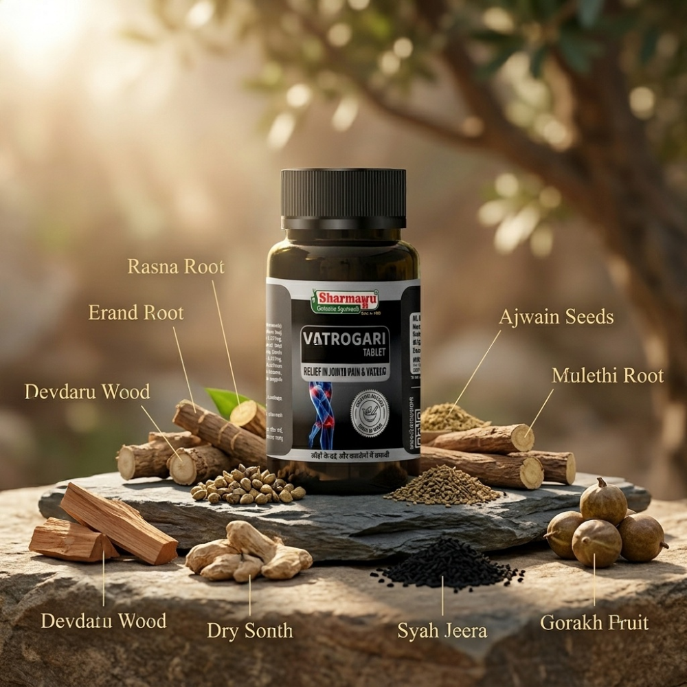 Sharmayu Ayurveda Vatrogari Tablets 50 Tablets
