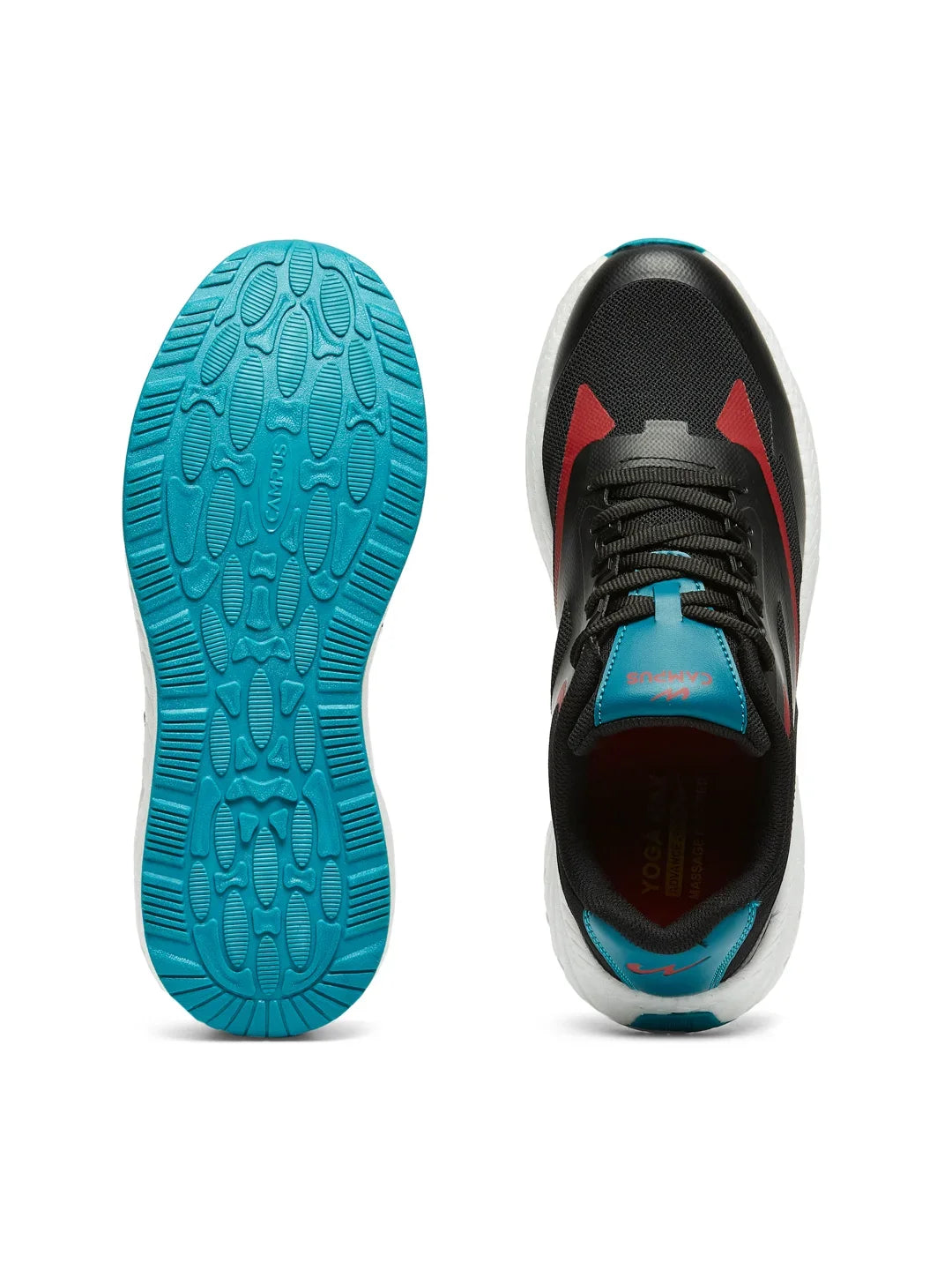 Campus JIVE Black Mens Running Shoes