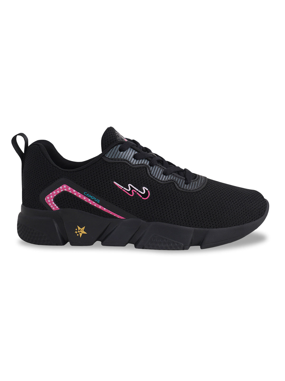 Campus JULIUS Black Womens Sneakers