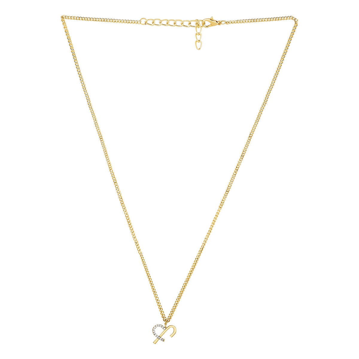 Joker and Witch Orianna Monogram Gold Necklace