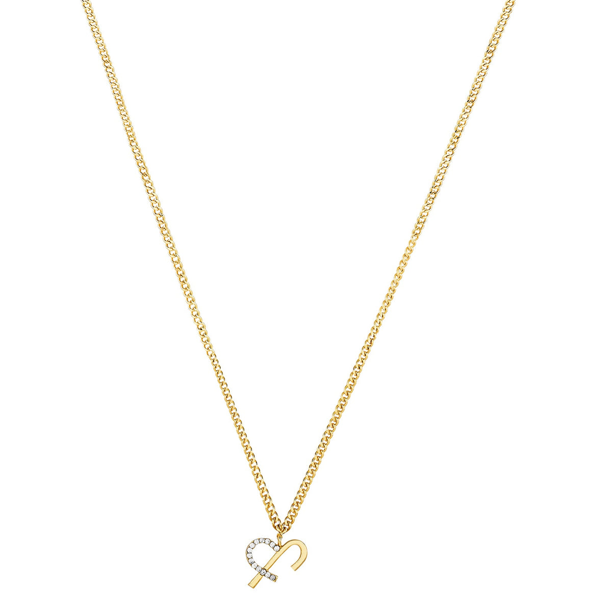 Joker and Witch Orianna Monogram Gold Necklace