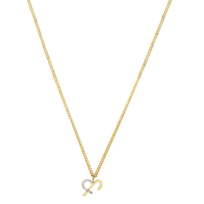 Joker and Witch Orianna Monogram Gold Necklace