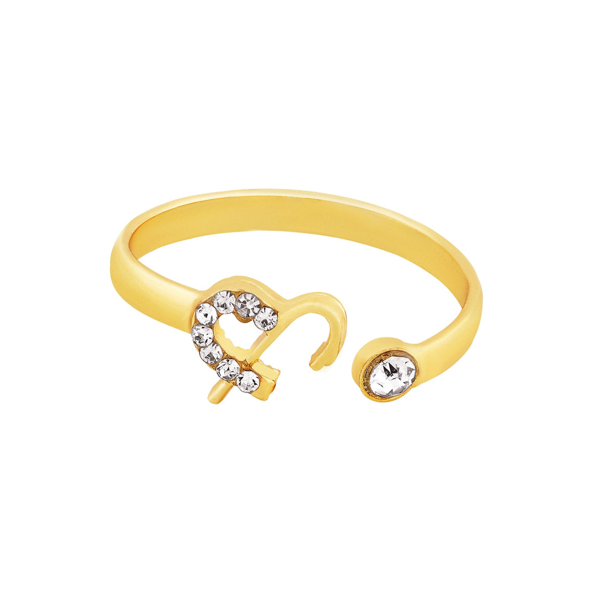 Joker and Witch Caelina Monogram Gold Ring