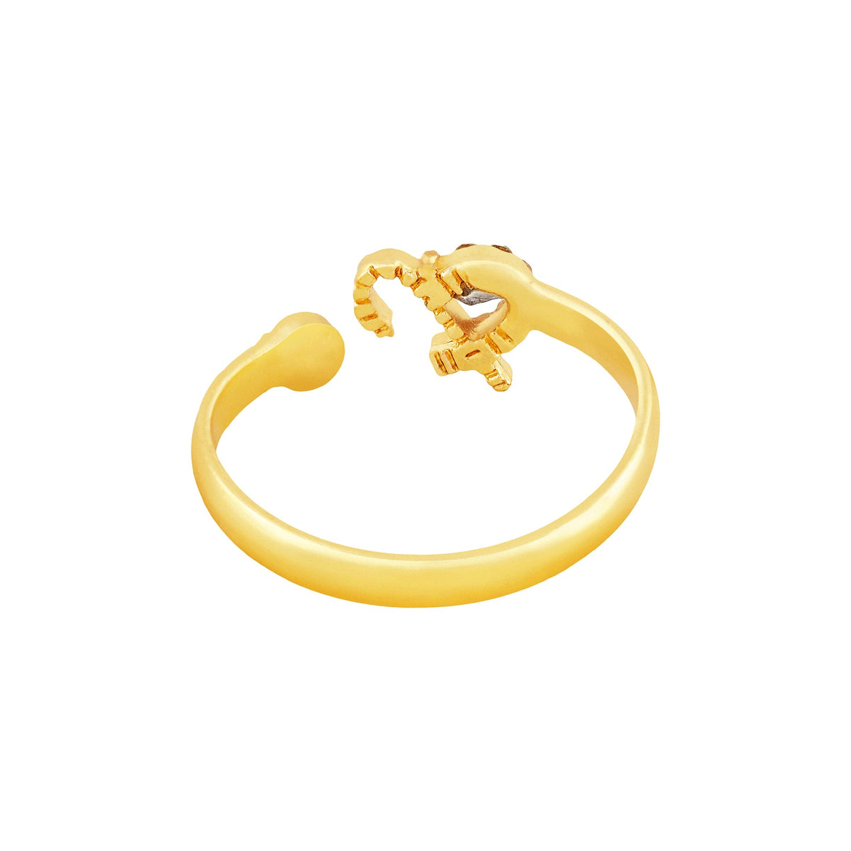 Joker and Witch Caelina Monogram Gold Ring