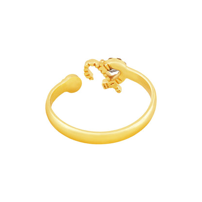 Joker and Witch Caelina Monogram Gold Ring