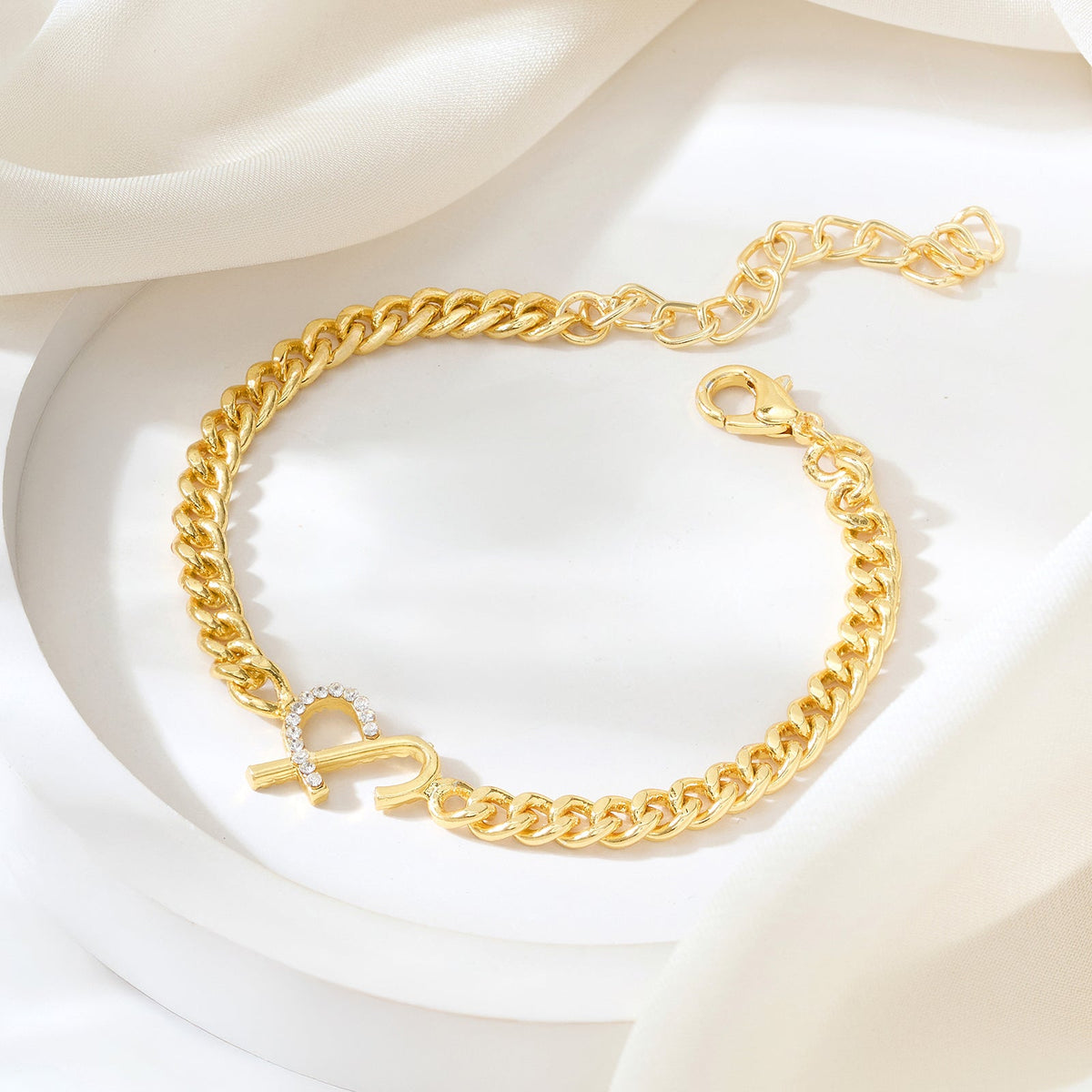 Joker and Witch Venusia Monogram Gold Bracelet
