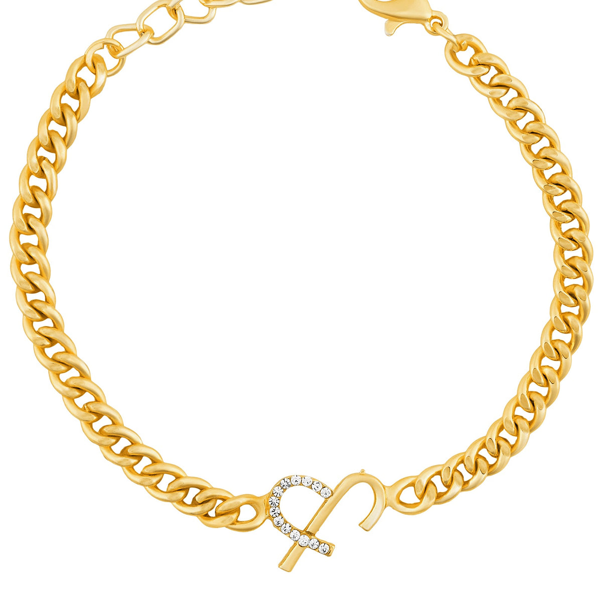 Joker and Witch Venusia Monogram Gold Bracelet