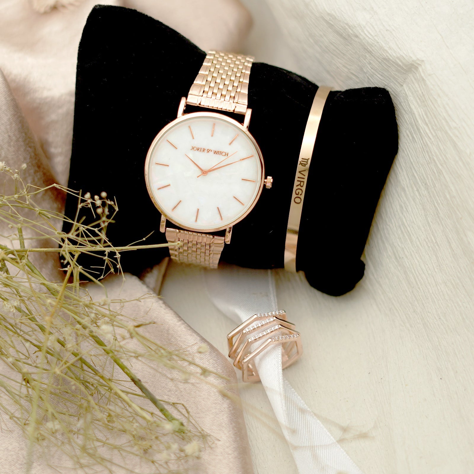 Joker and Witch Love Jinx Rosegold Virgo Love Triangle – PUSHMYCART