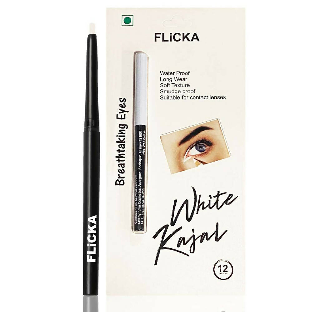 Flicka Breathtaking Eyes Kajal | White