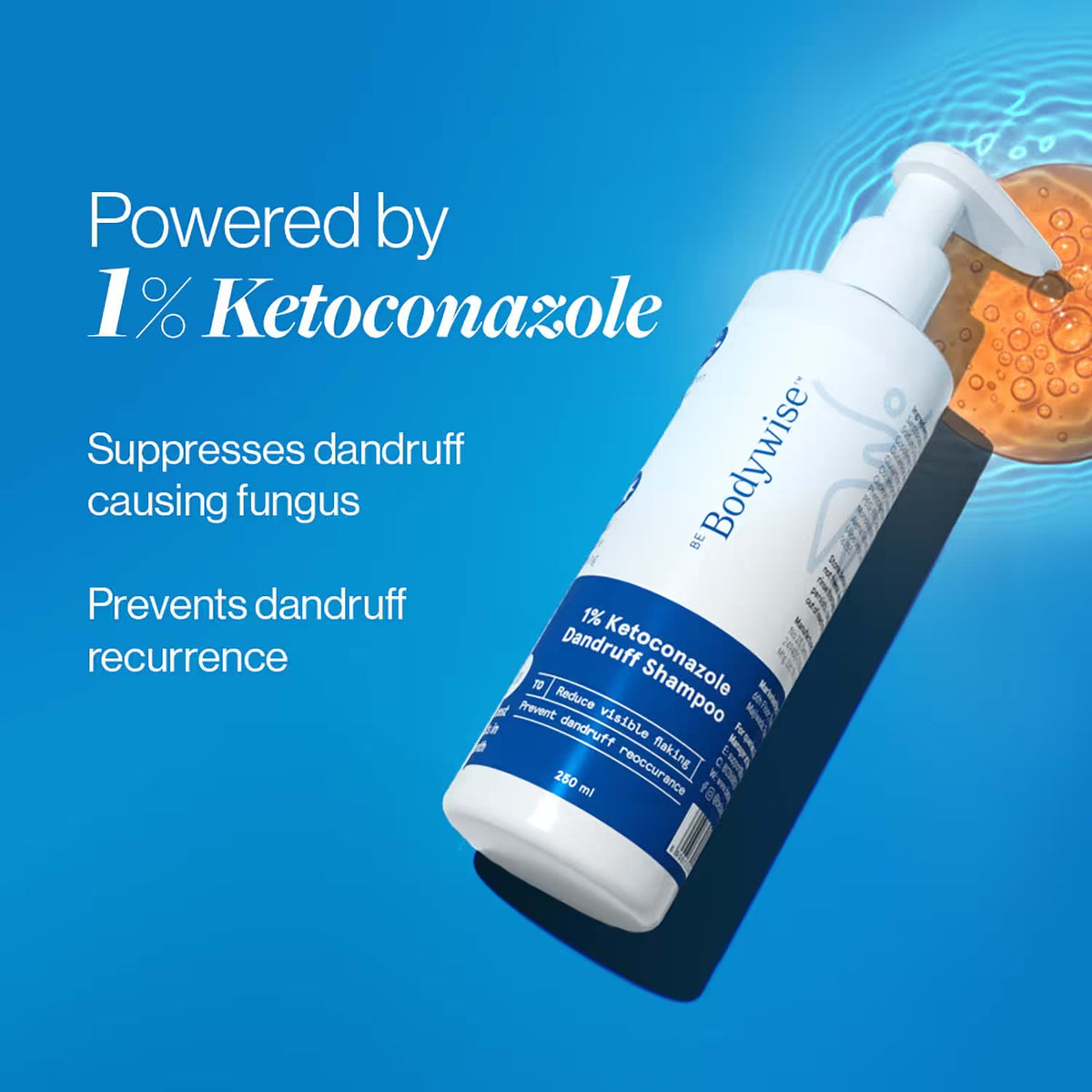BeBodywise 1% Ketoconazole Dandruff Shampoo For Women