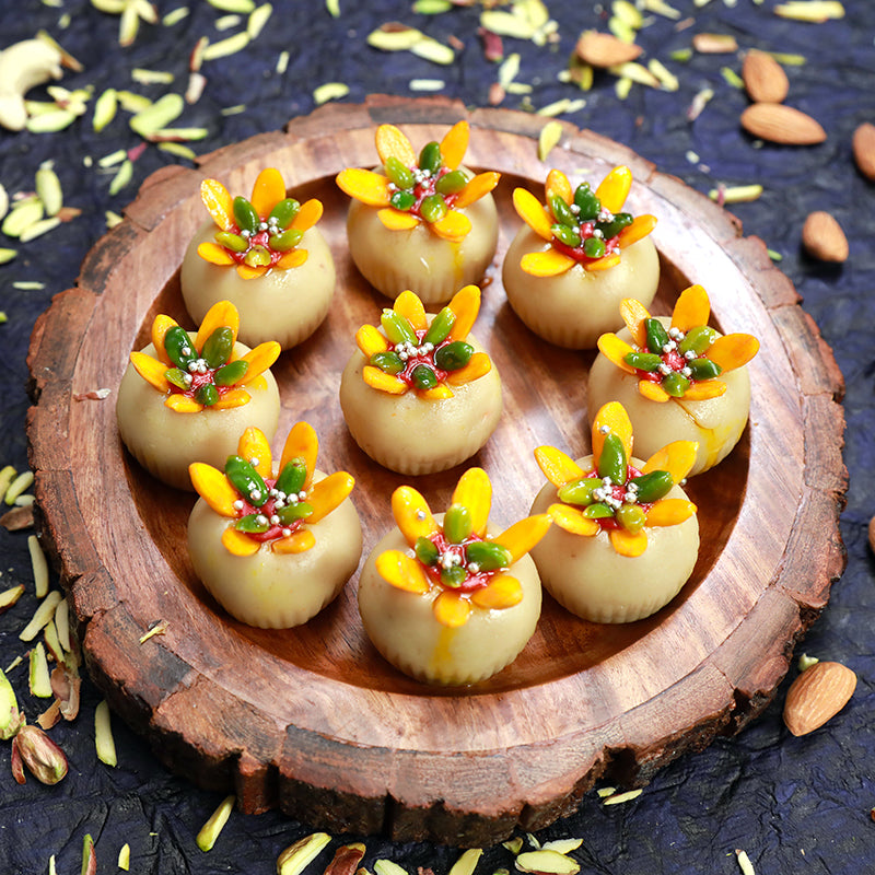 Olive Mithai Shop Kaju Sunflower - PUSHMYCART