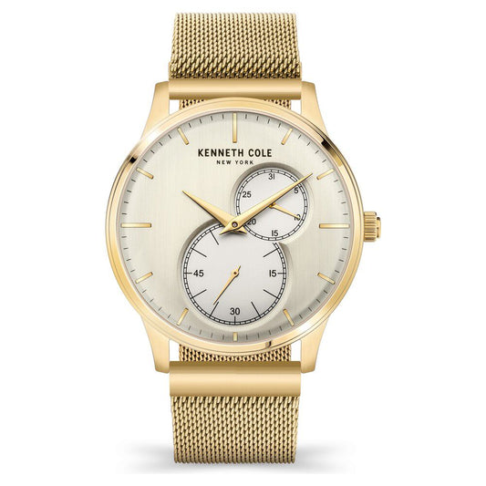 Kenneth Cole Quartz Analog Champagne Dial Stainless Steel Strap Watch for Men - image 1