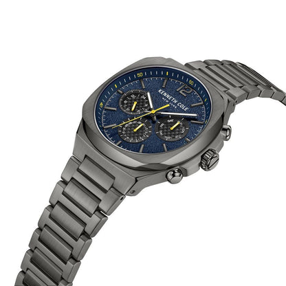 Kenneth Cole Multifunction Blue Dial Watch for Men