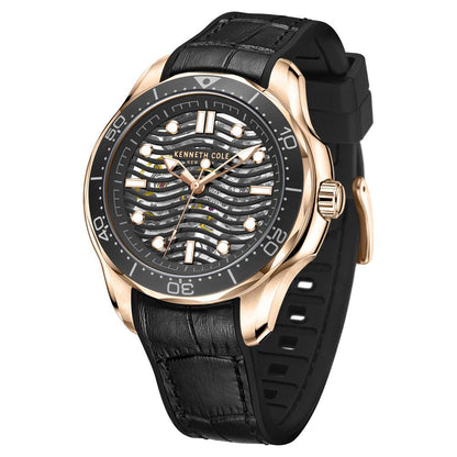Kenneth Cole Black Dial Automatic Watch for Men