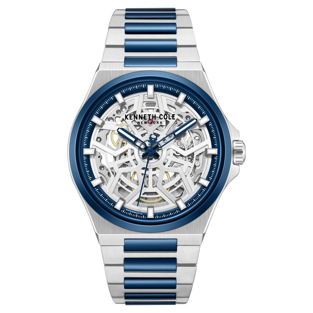 Kenneth Cole Automatic Silver Dial Two Toned Stainless Steel Strap Watch For Men - image 1