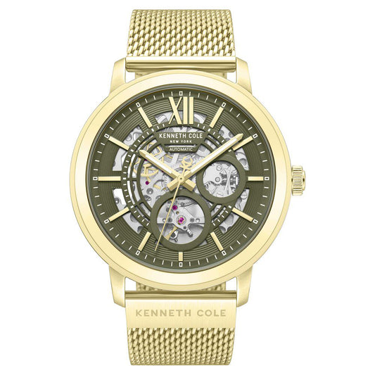 Kenneth Cole Quartz Chronograph Brown Dial Two Toned Stainless Steel Strap Watch For Men - image 1