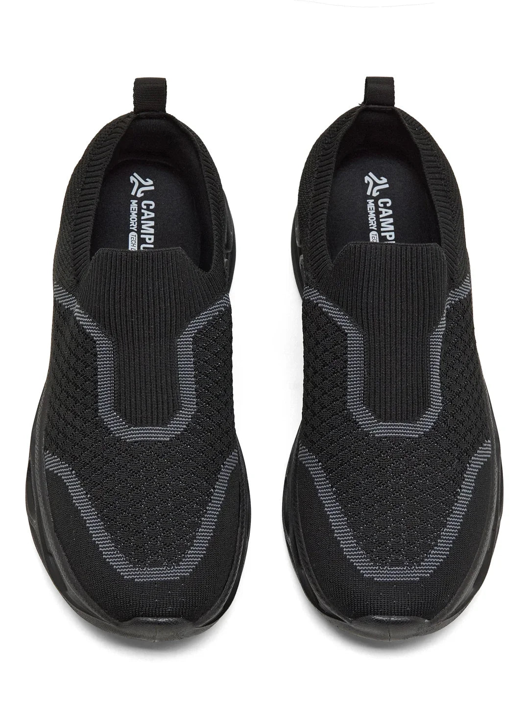 Campus KELRO Black Womens Walking Shoes