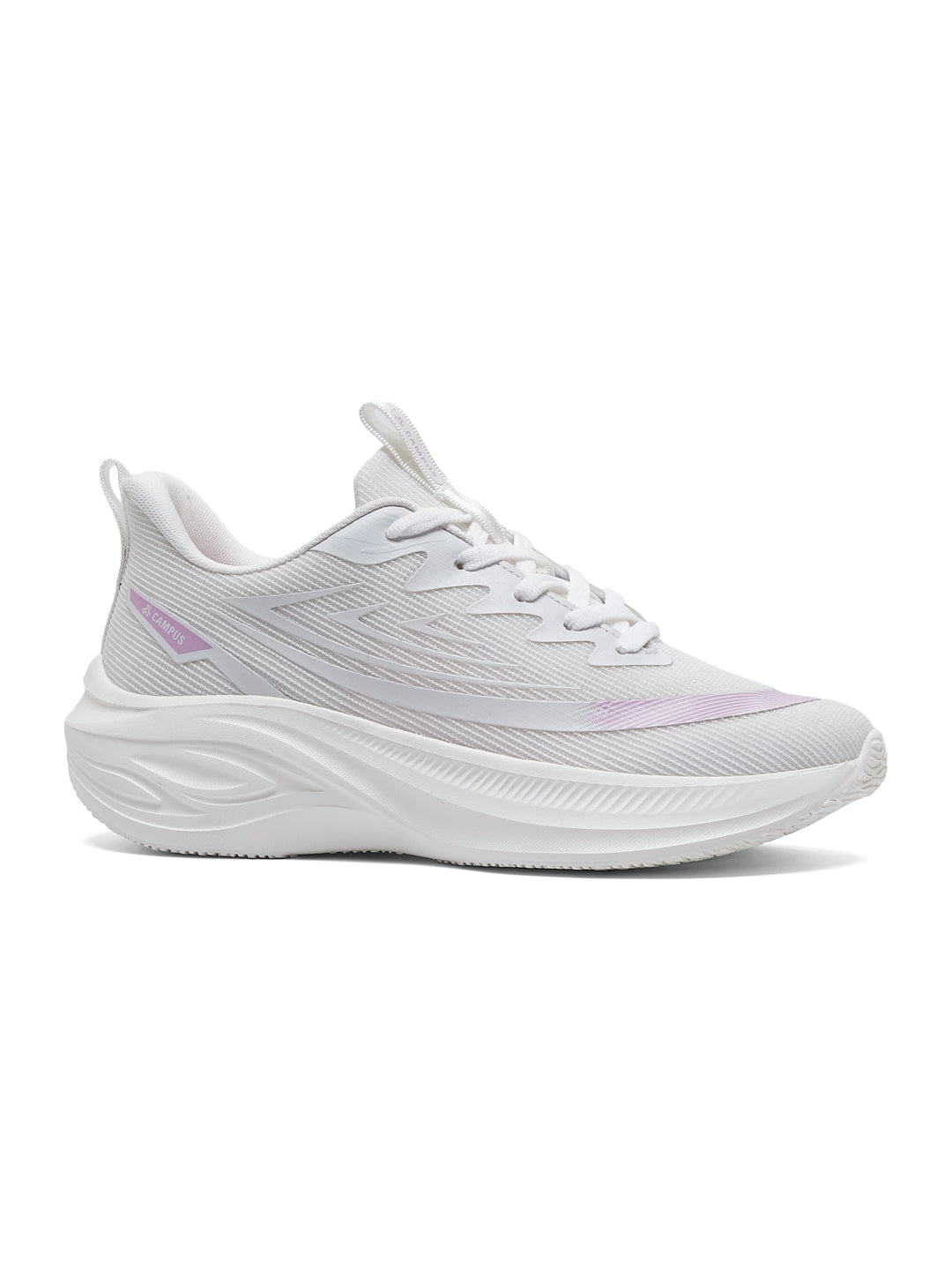 Campus KLENZ White Womens Running Shoes
