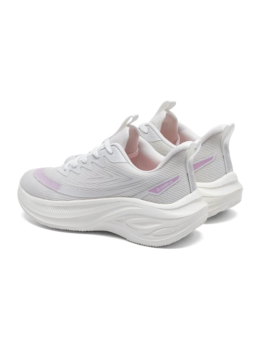Campus KLENZ White Womens Running Shoes