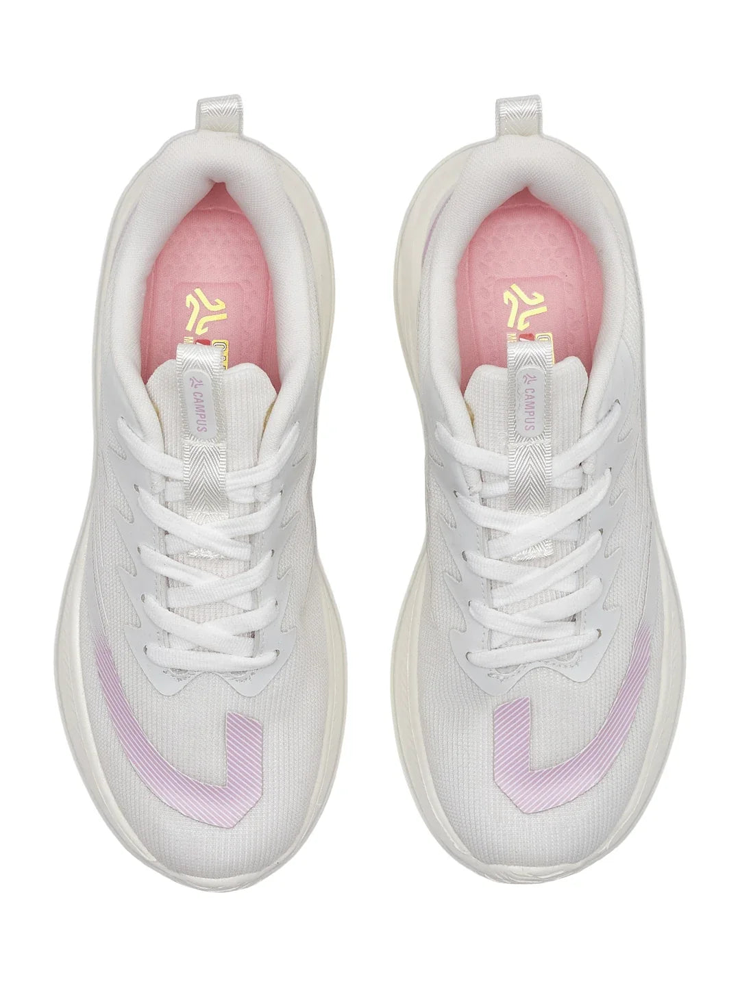 Campus KLENZ White Womens Running Shoes
