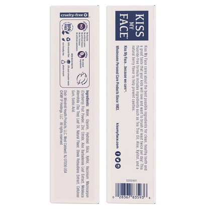Kiss My Face Kids Berry Smart Gel Fluoride Free Toothpaste