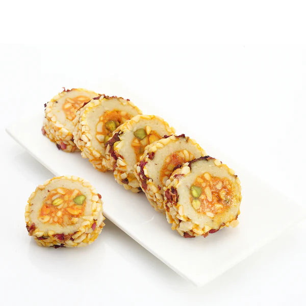 Dadus Kaju Rose Roll 500g - PUSHMYCART