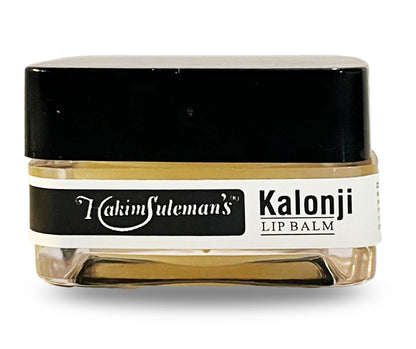 Atiya Herbs Kaloonji Lip Balm, a natural blend for daily lip care, shown in its elegant packaging. - Image 7