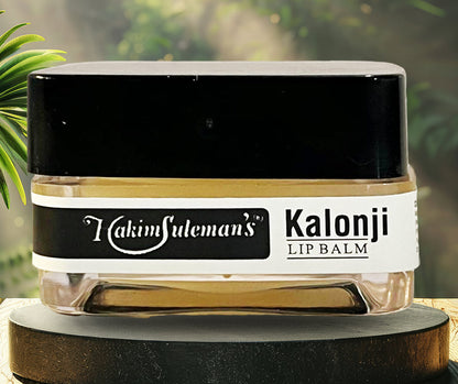 Atiya Herbs Kaloonji Lip Balm, a natural blend for daily lip care, shown in its elegant packaging. - Image 4